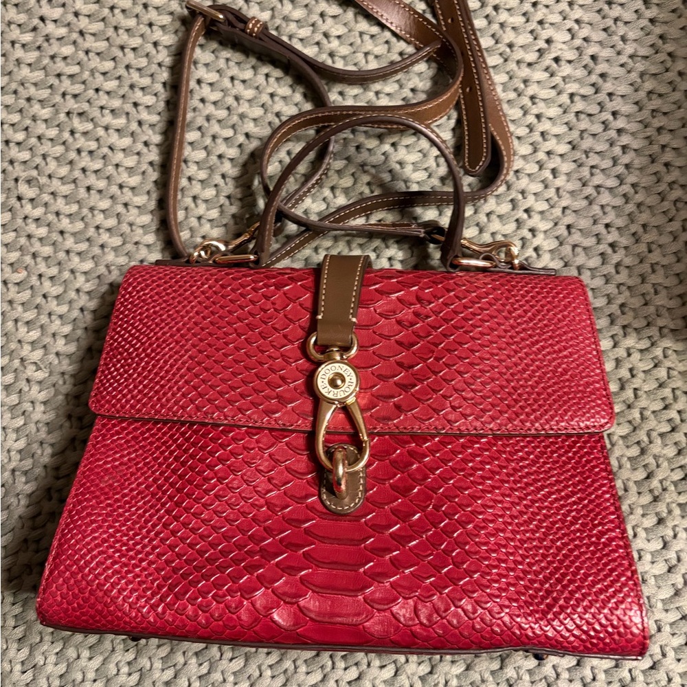 Dooney Bourke Snake Print Handbag